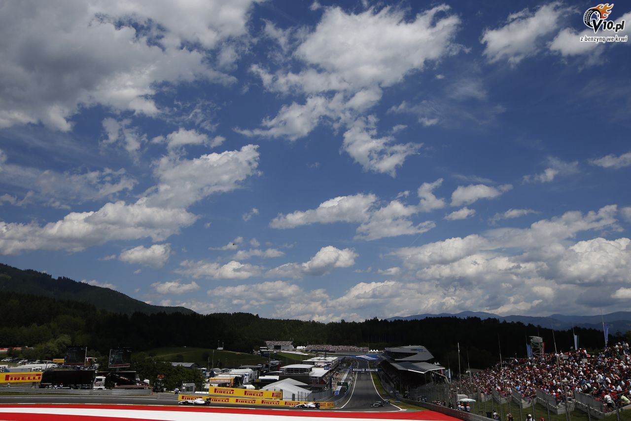 GP Austrii 2014 - wycig