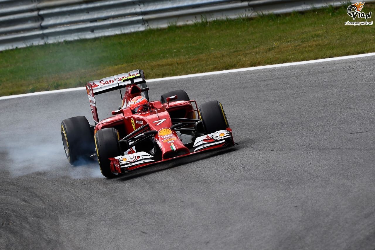 GP Austrii 2014 - wycig
