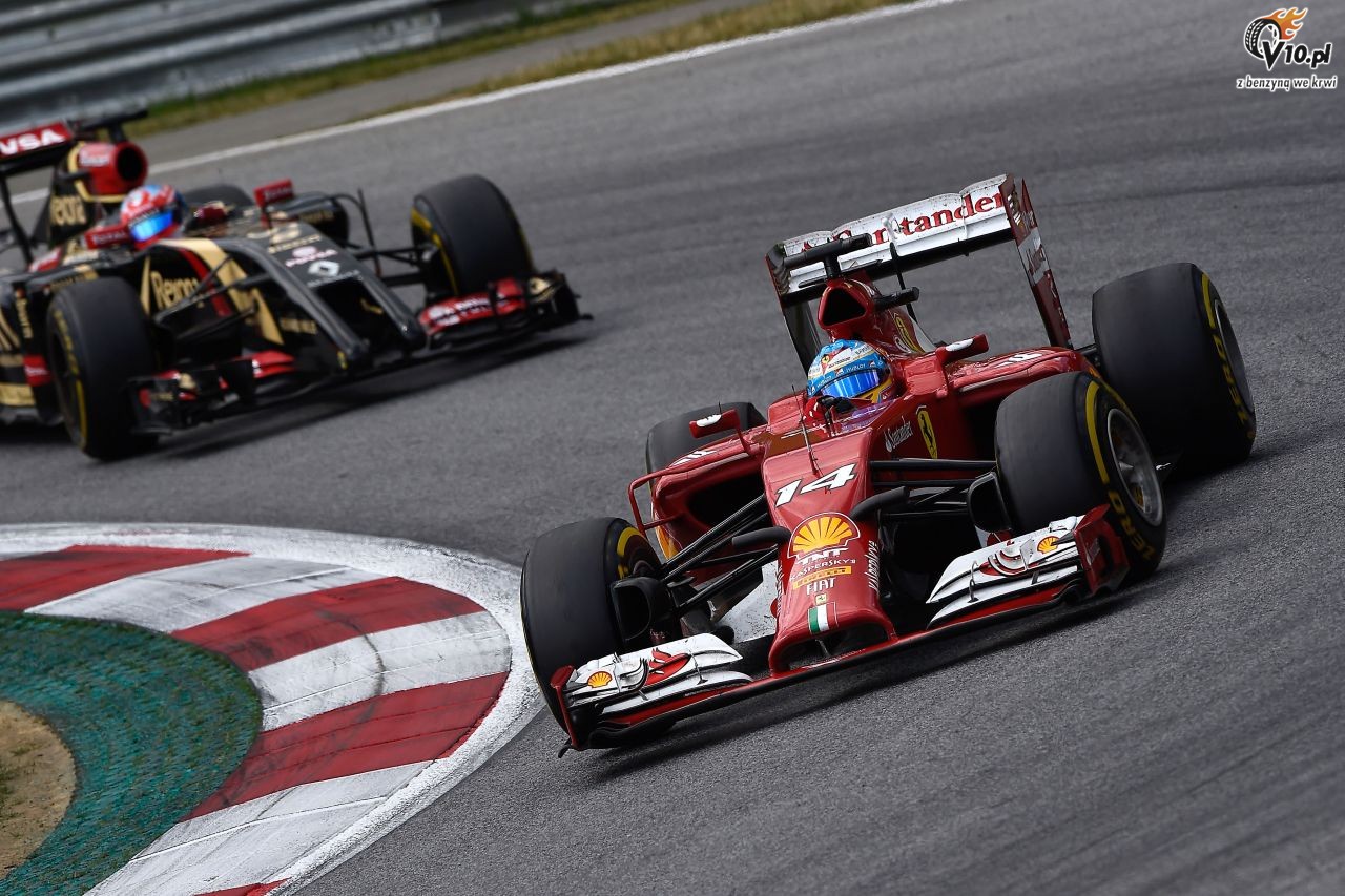 GP Austrii 2014 - wycig