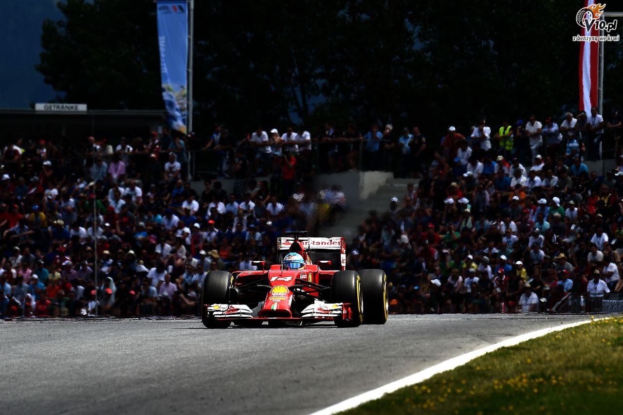GP Austrii 2014 - wycig