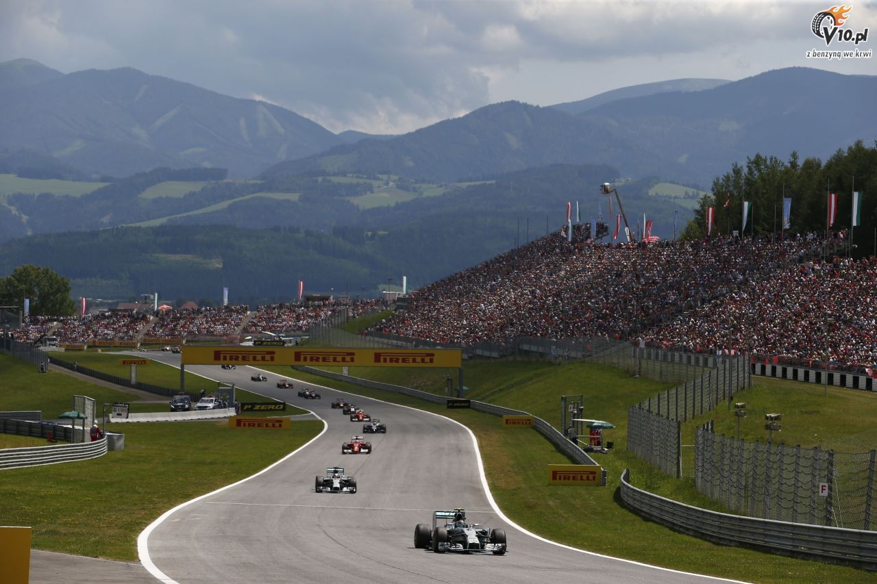 GP Austrii 2014 - wycig