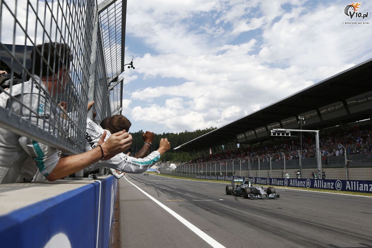 GP Austrii 2014 - wycig