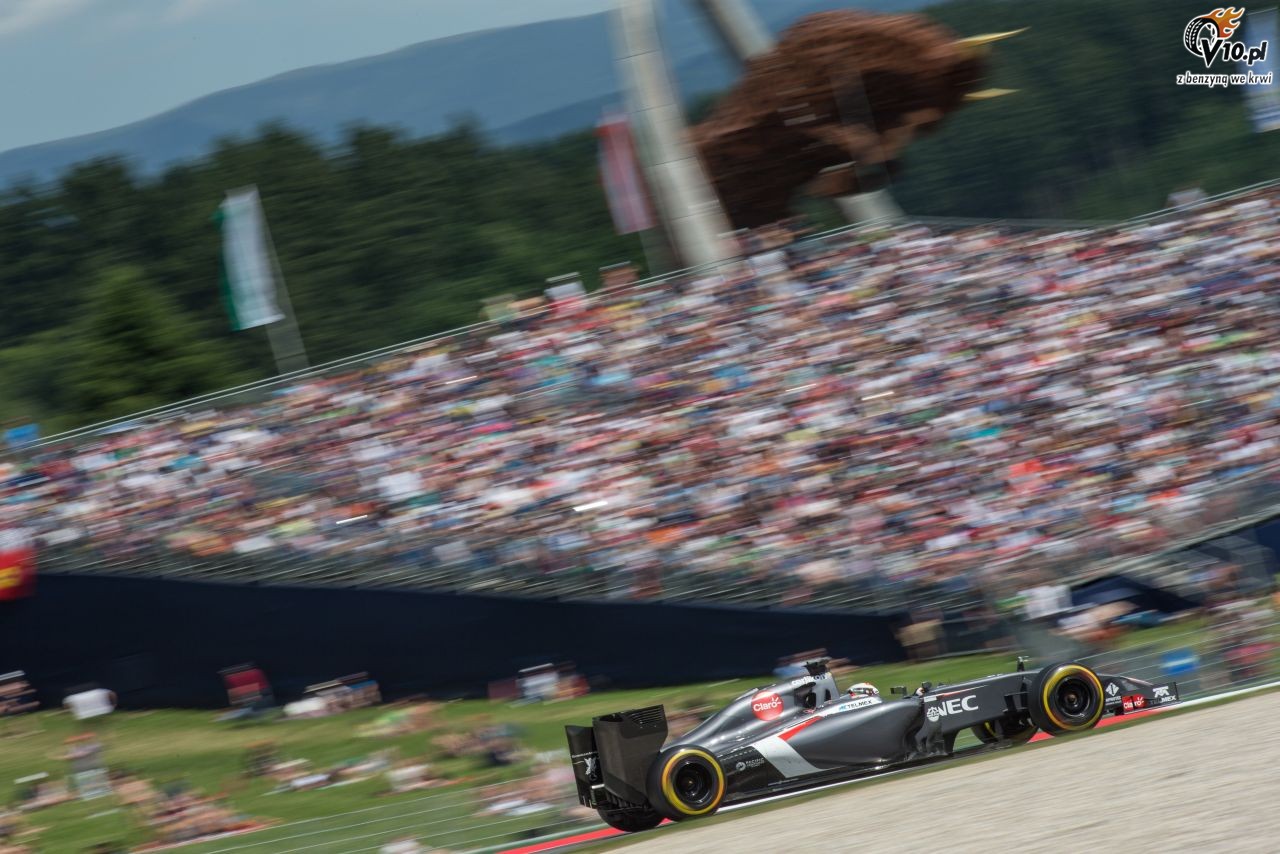 GP Austrii 2014 - wycig
