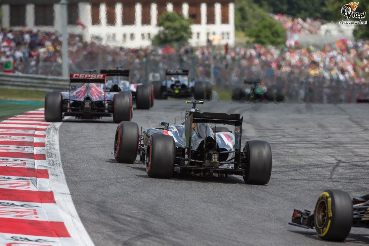 GP Austrii 2014 - wycig