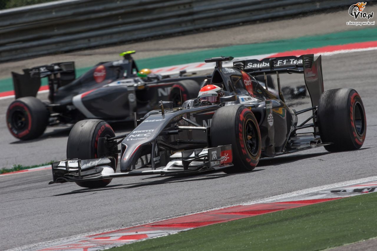 GP Austrii 2014 - wycig