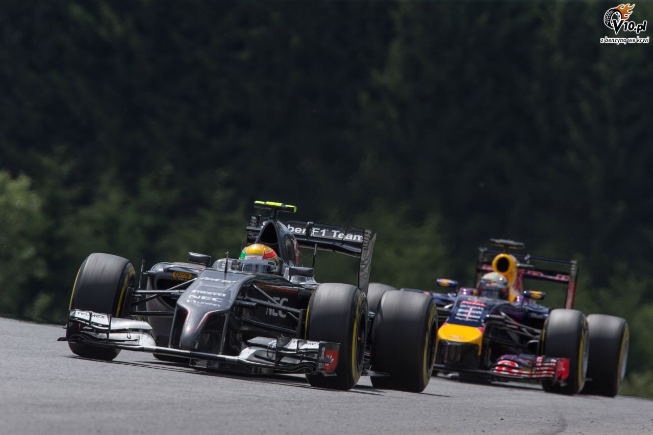 GP Austrii 2014 - wycig