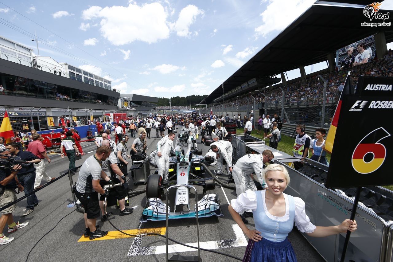 GP Austrii 2014 - wycig