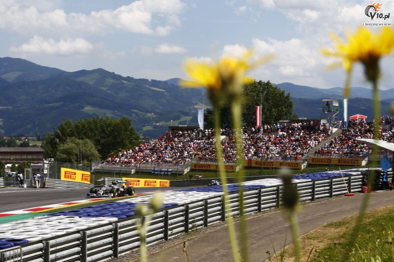 GP Austrii 2014 - wycig