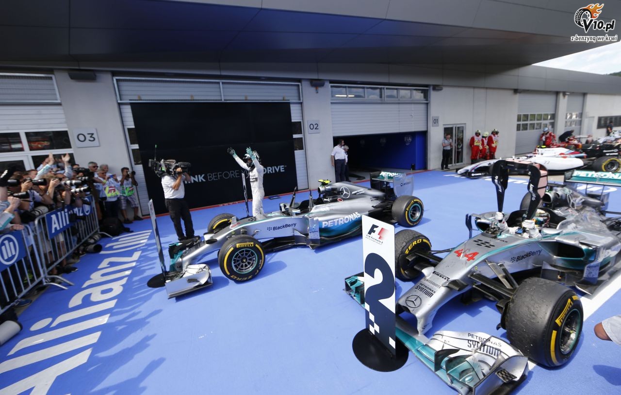 GP Austrii 2014 - wycig