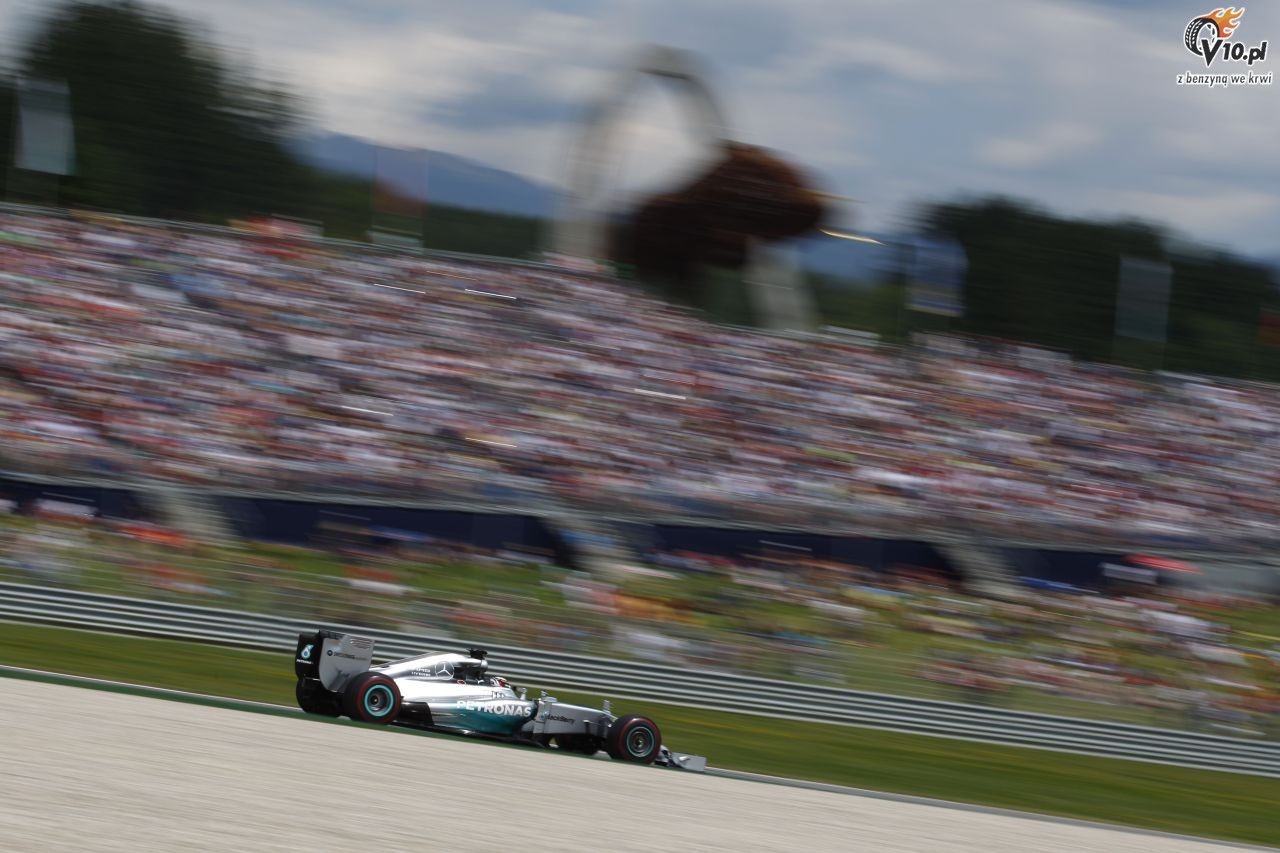 GP Austrii 2014 - wycig