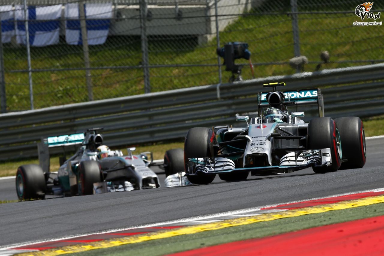 GP Austrii 2014 - wycig