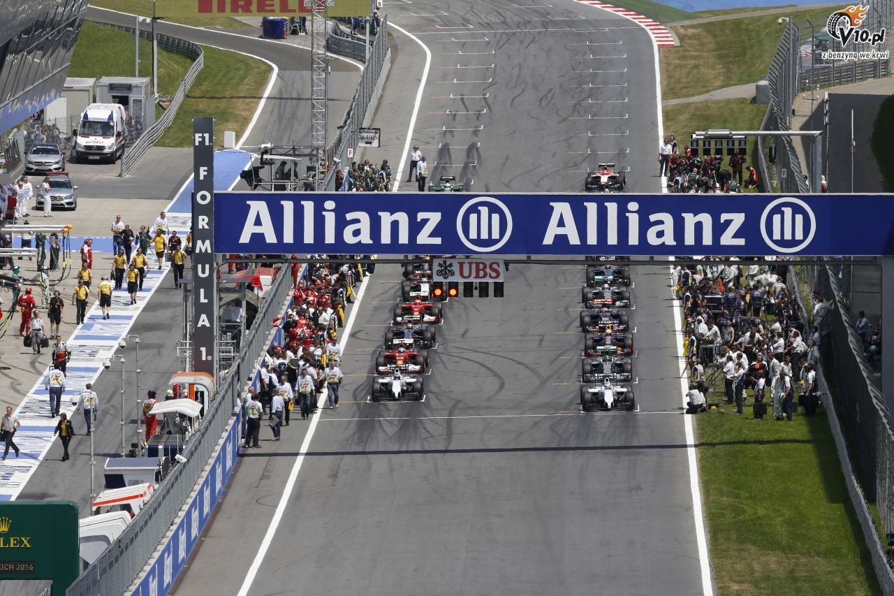 GP Austrii 2014 - wycig