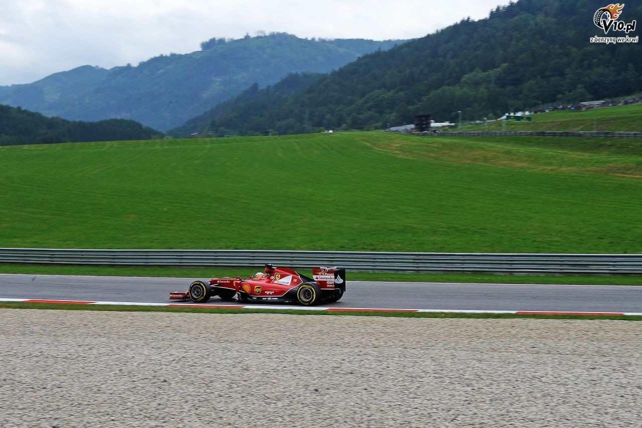 GP Austrii 2014 - pitkowe treningi