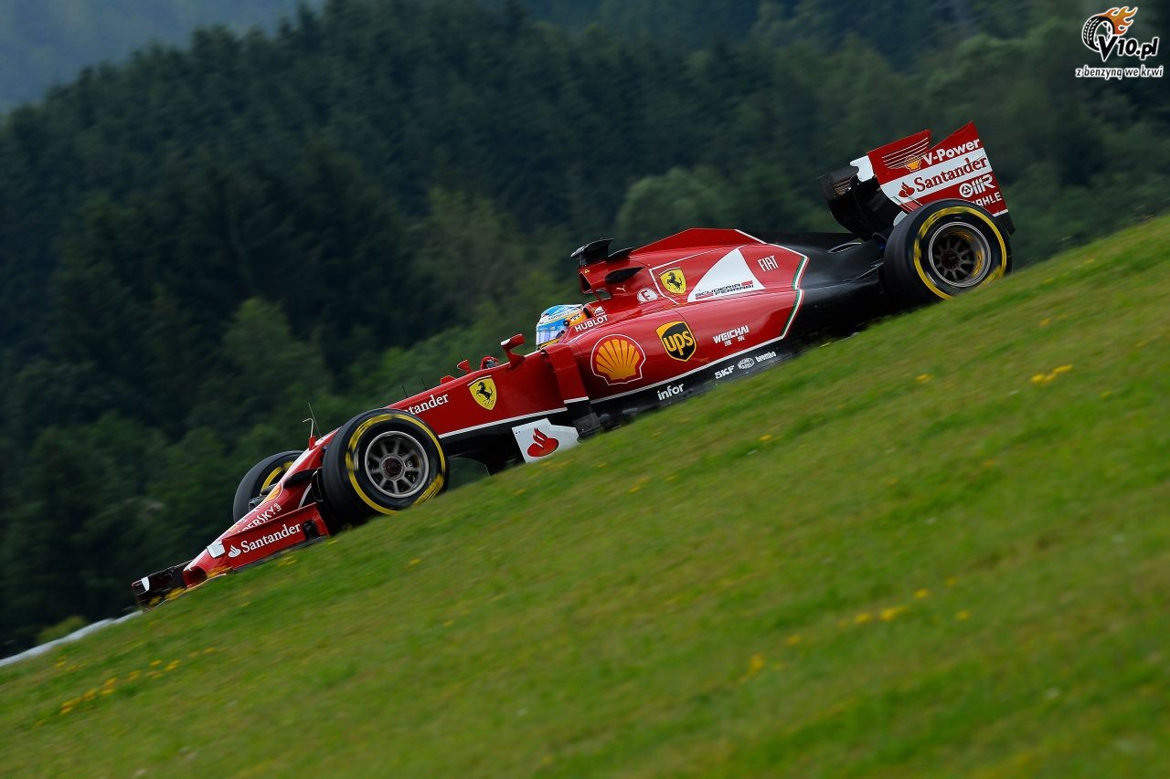 GP Austrii 2014 - pi�tkowe treningi