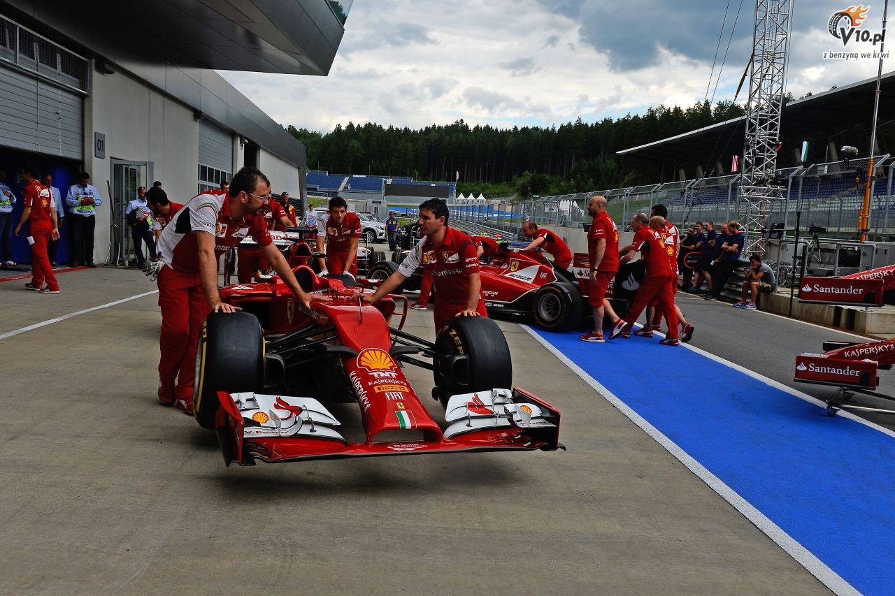 GP Austrii 2014 - przygotowania