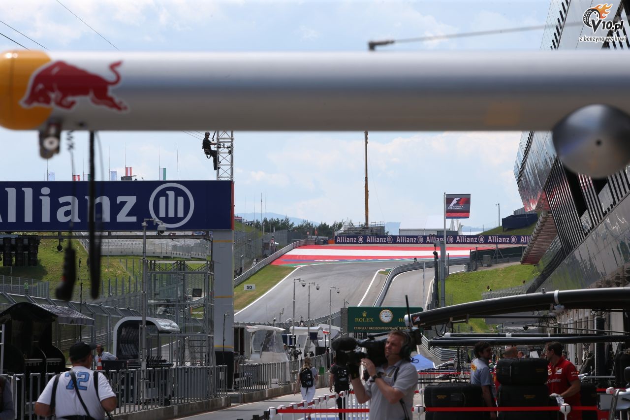 GP Austrii 2014 - przygotowania