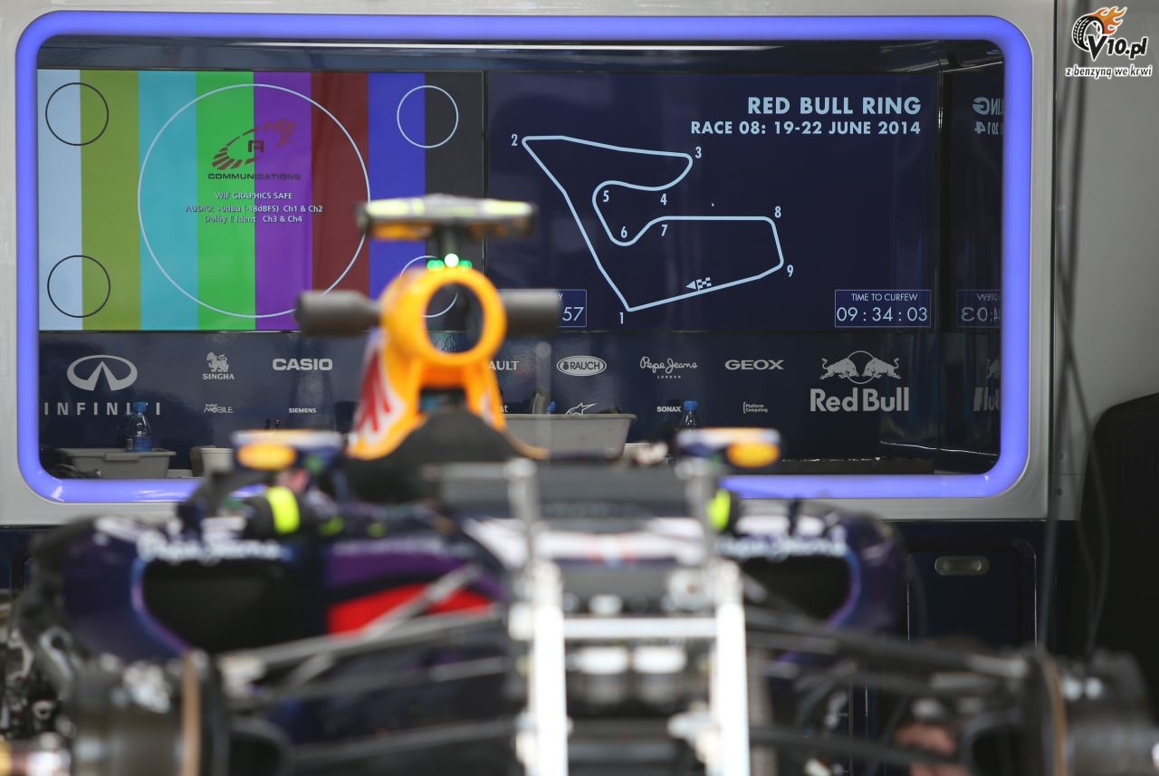 GP Austrii 2014 - przygotowania