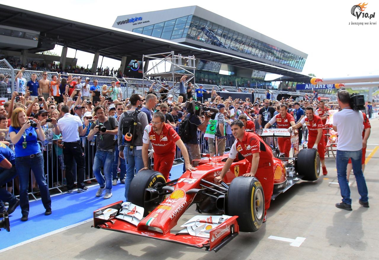GP Austrii 2014 - przygotowania