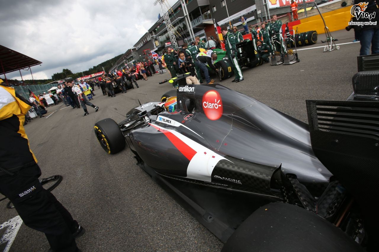 GP Belgii 2014 - wycig