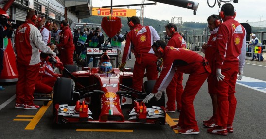 GP Belgii 2014 - piątkowe treningi