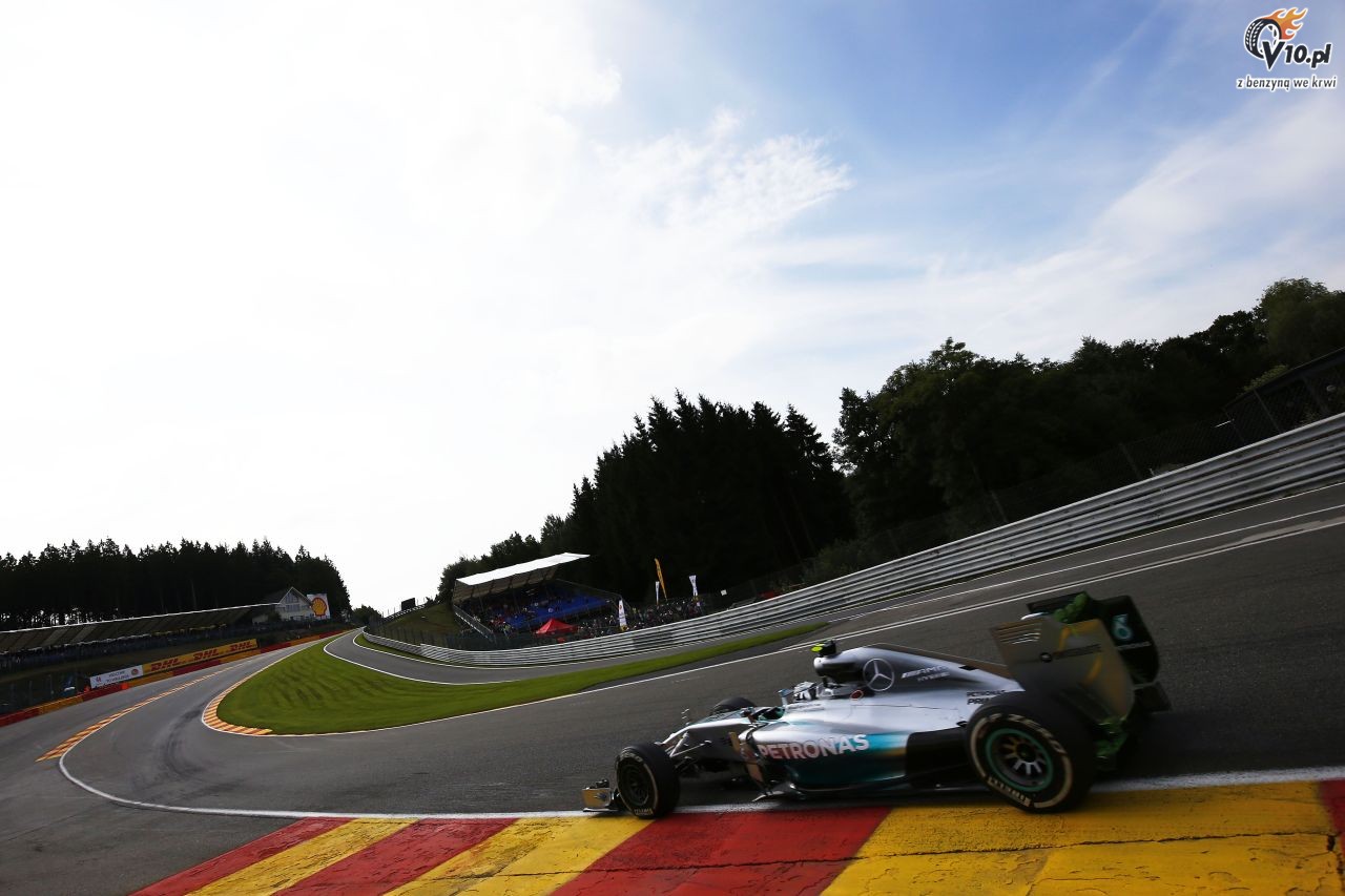 GP Belgii 2014 - pitkowe treningi