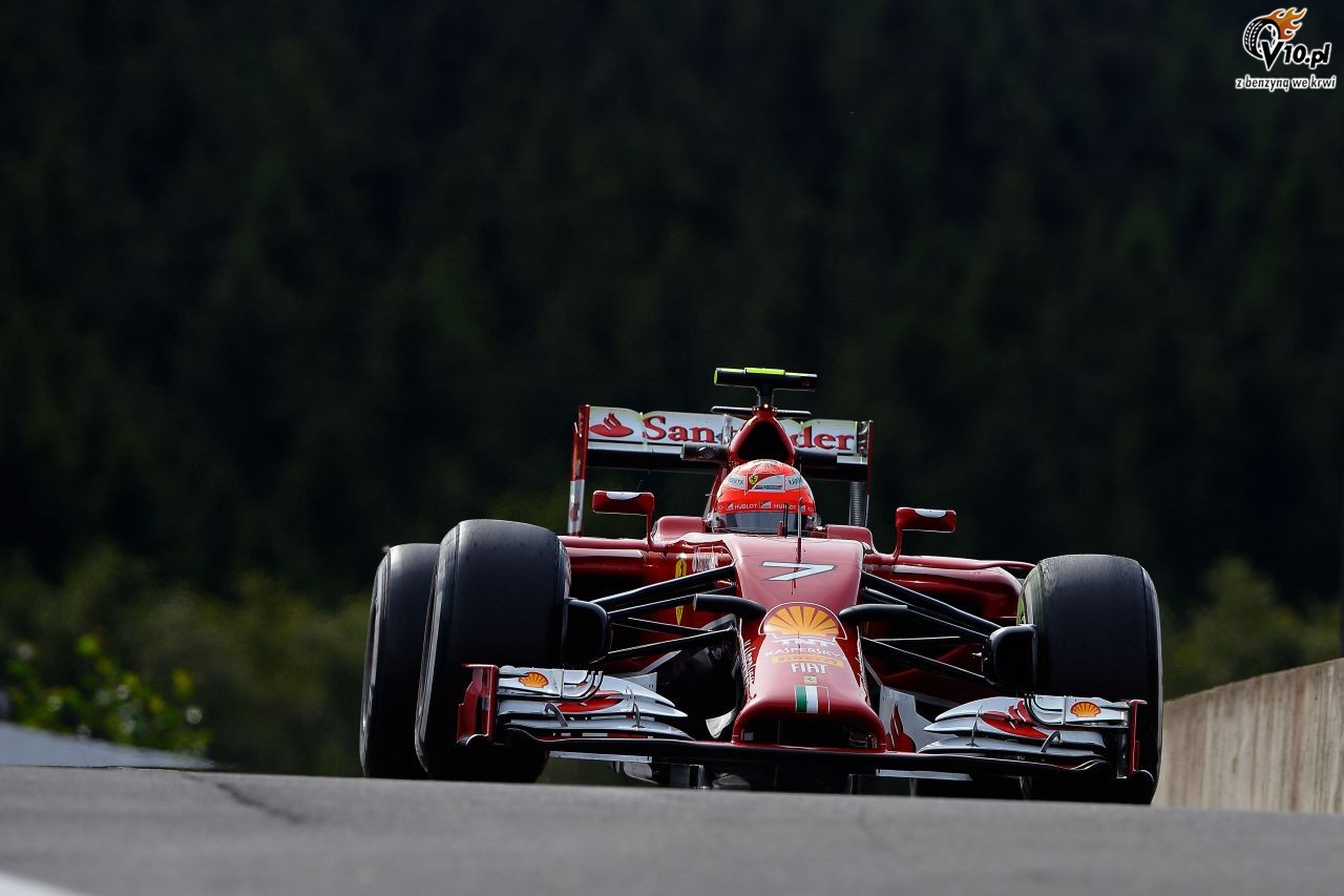 GP Belgii 2014 - pitkowe treningi