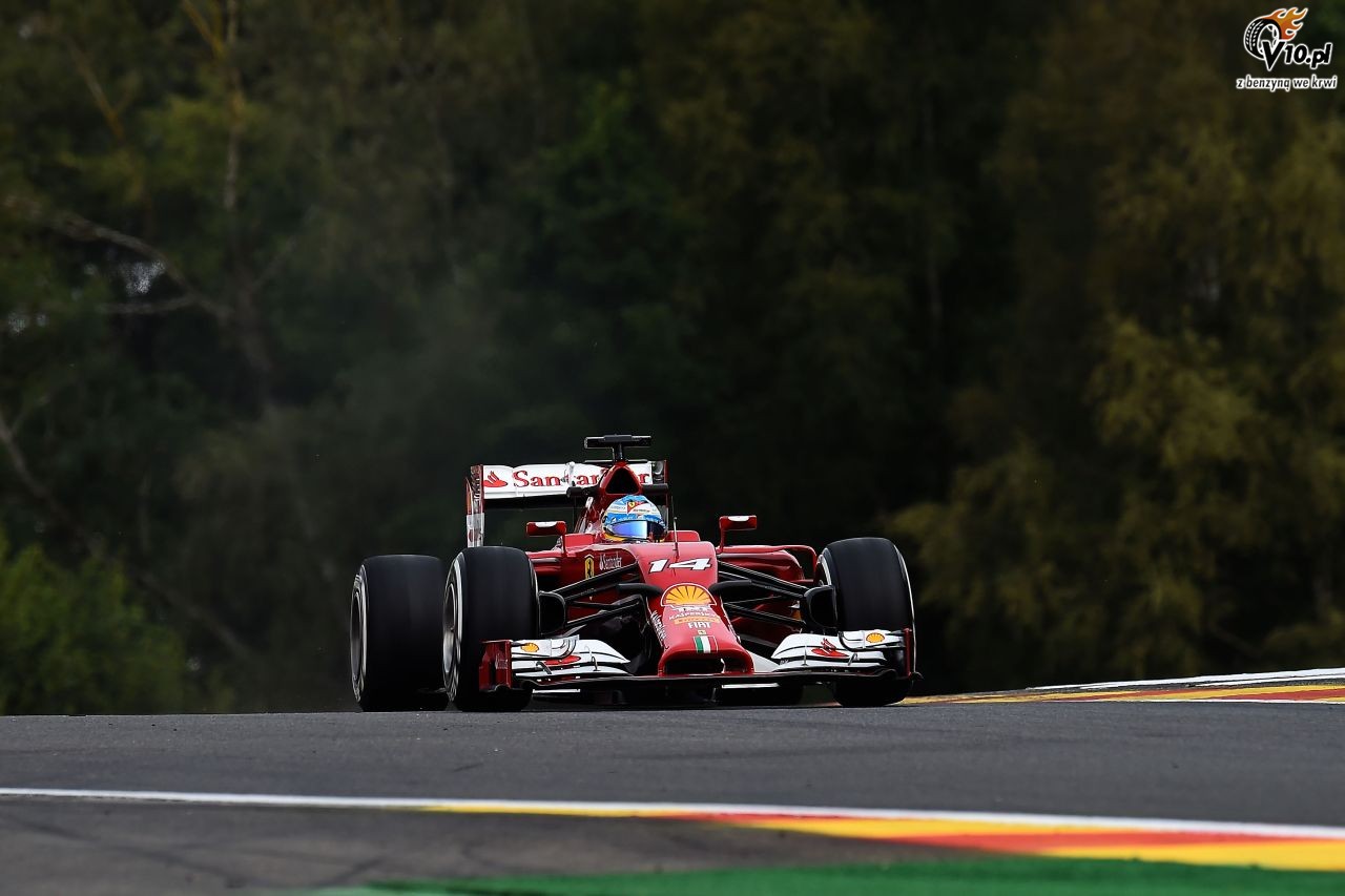 GP Belgii 2014 - pitkowe treningi