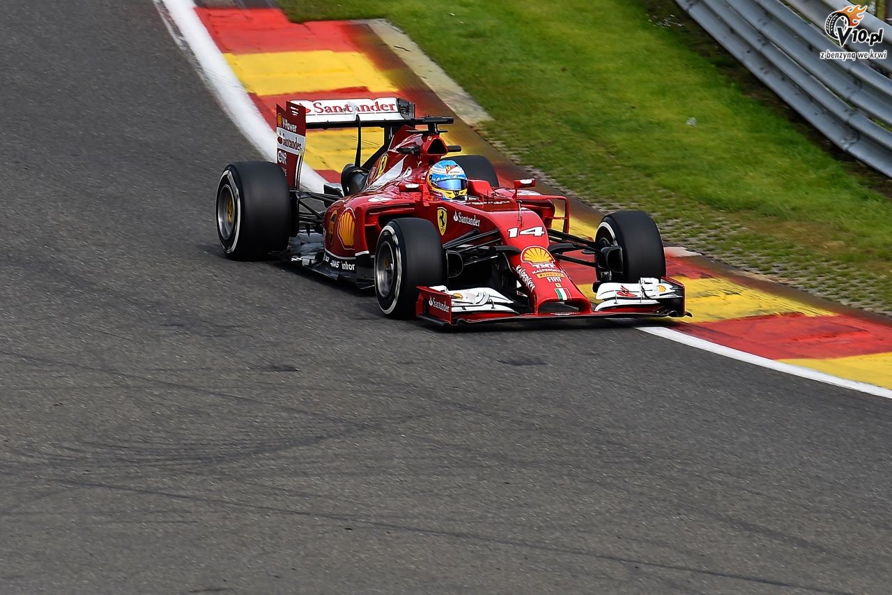 GP Belgii 2014 - pitkowe treningi