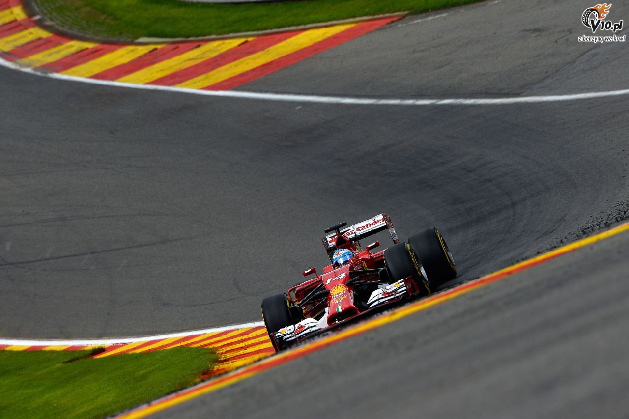 GP Belgii 2014 - pitkowe treningi