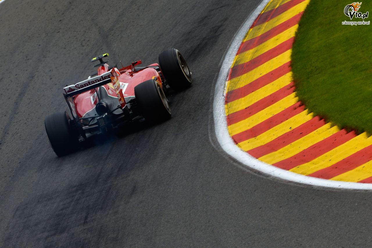 GP Belgii 2014 - pitkowe treningi