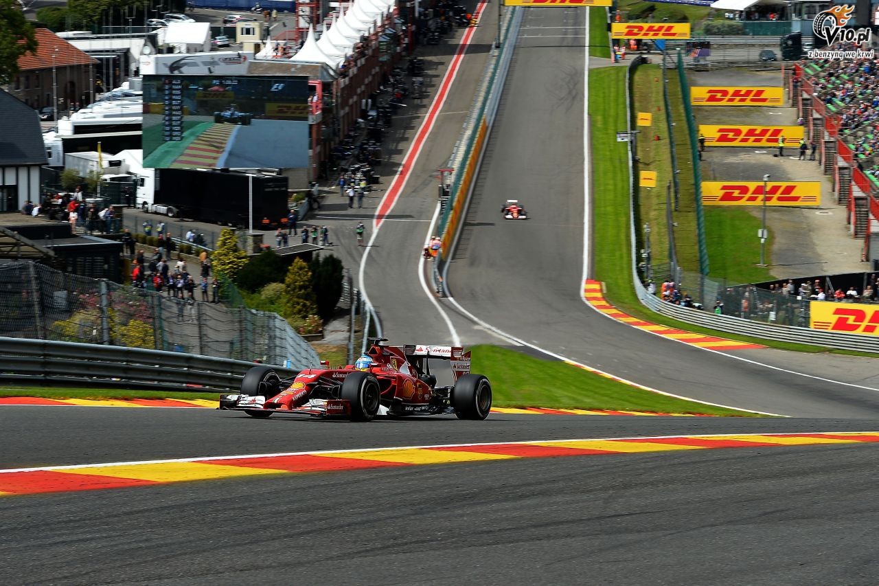 GP Belgii 2014 - pitkowe treningi