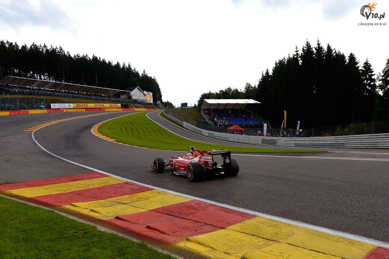 GP Belgii 2014 - pitkowe treningi