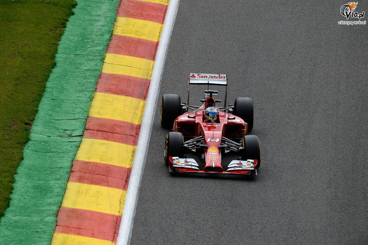 GP Belgii 2014 - pitkowe treningi