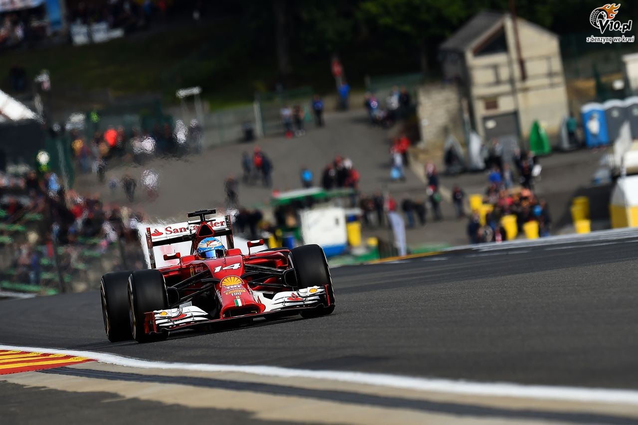GP Belgii 2014 - pitkowe treningi
