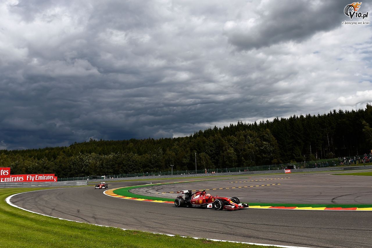 GP Belgii 2014 - pitkowe treningi