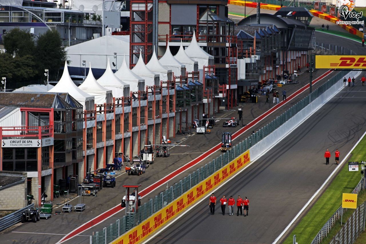 GP Belgii 2014 - przygotowania
