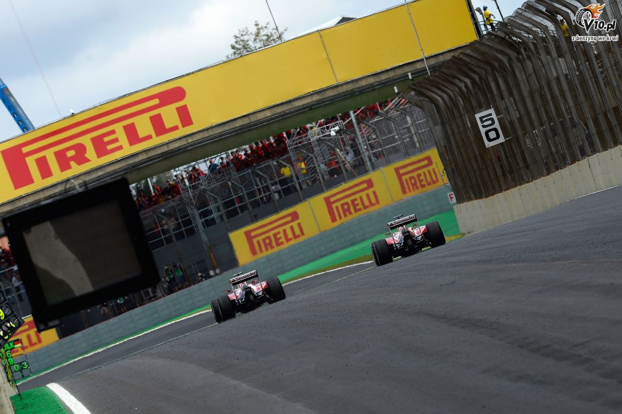 GP Brazylii 2014 - wycig