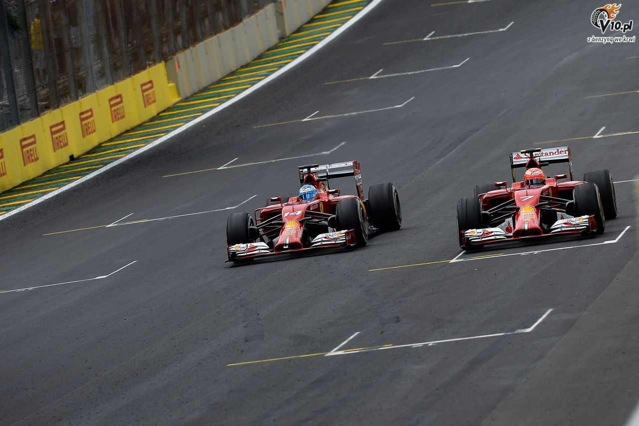 GP Brazylii 2014 - wycig