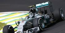 GP Brazylii - kwalifikacje: Rosberg o wos lepszy od Hamiltona