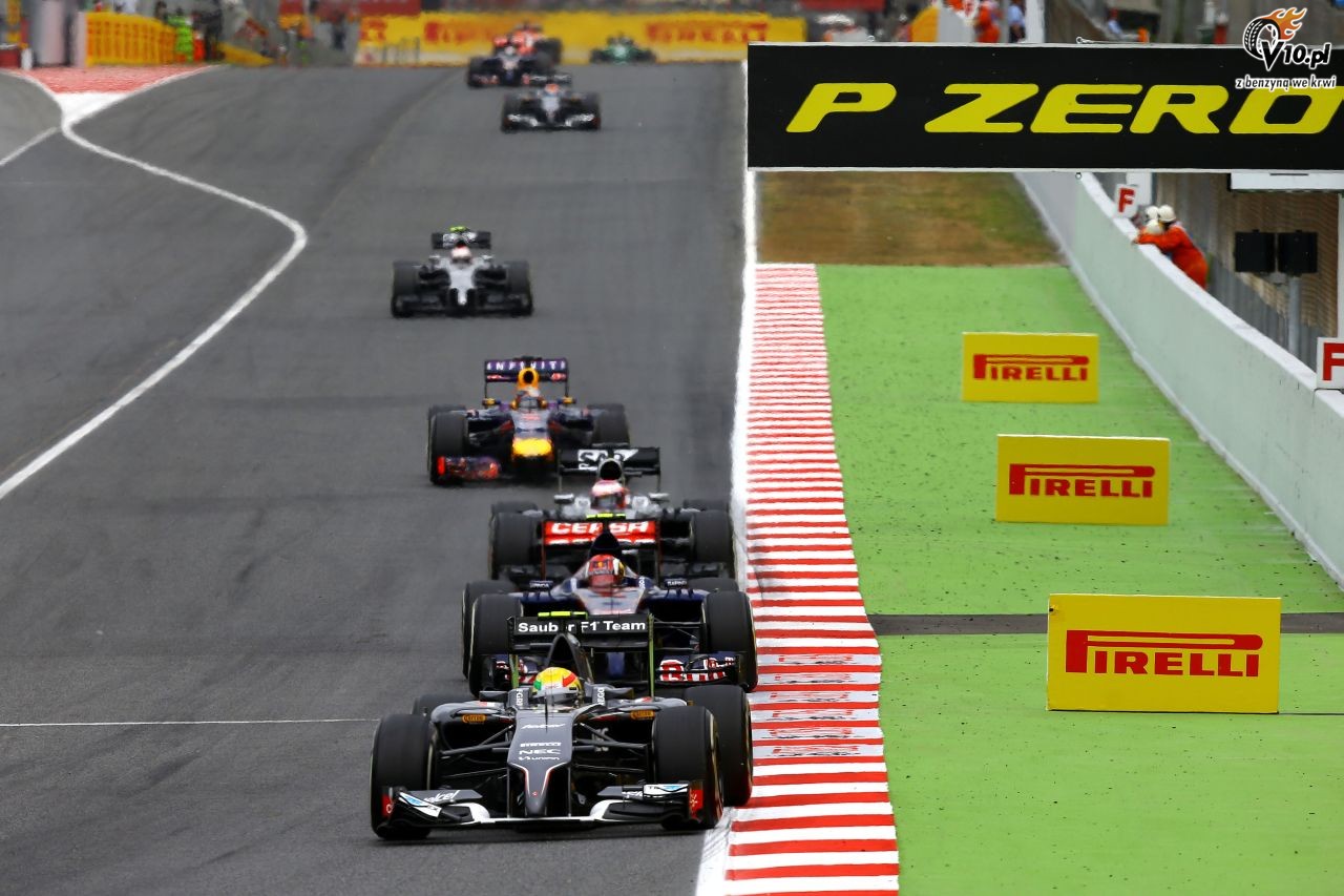 GP Hiszpanii 2014 - wycig