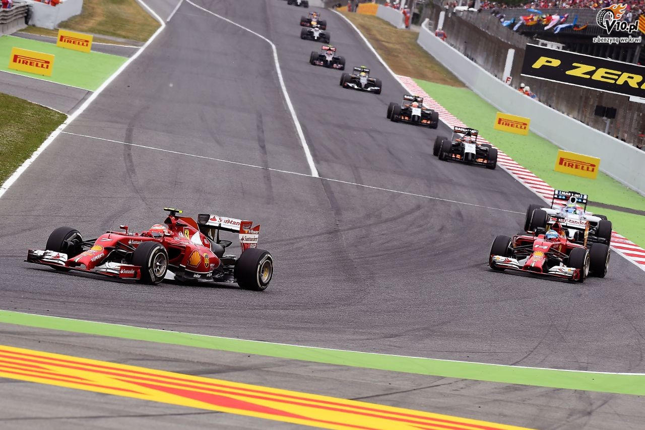 GP Hiszpanii 2014 - wycig