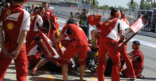 GP Hiszpanii 2014 - piątkowe treningi