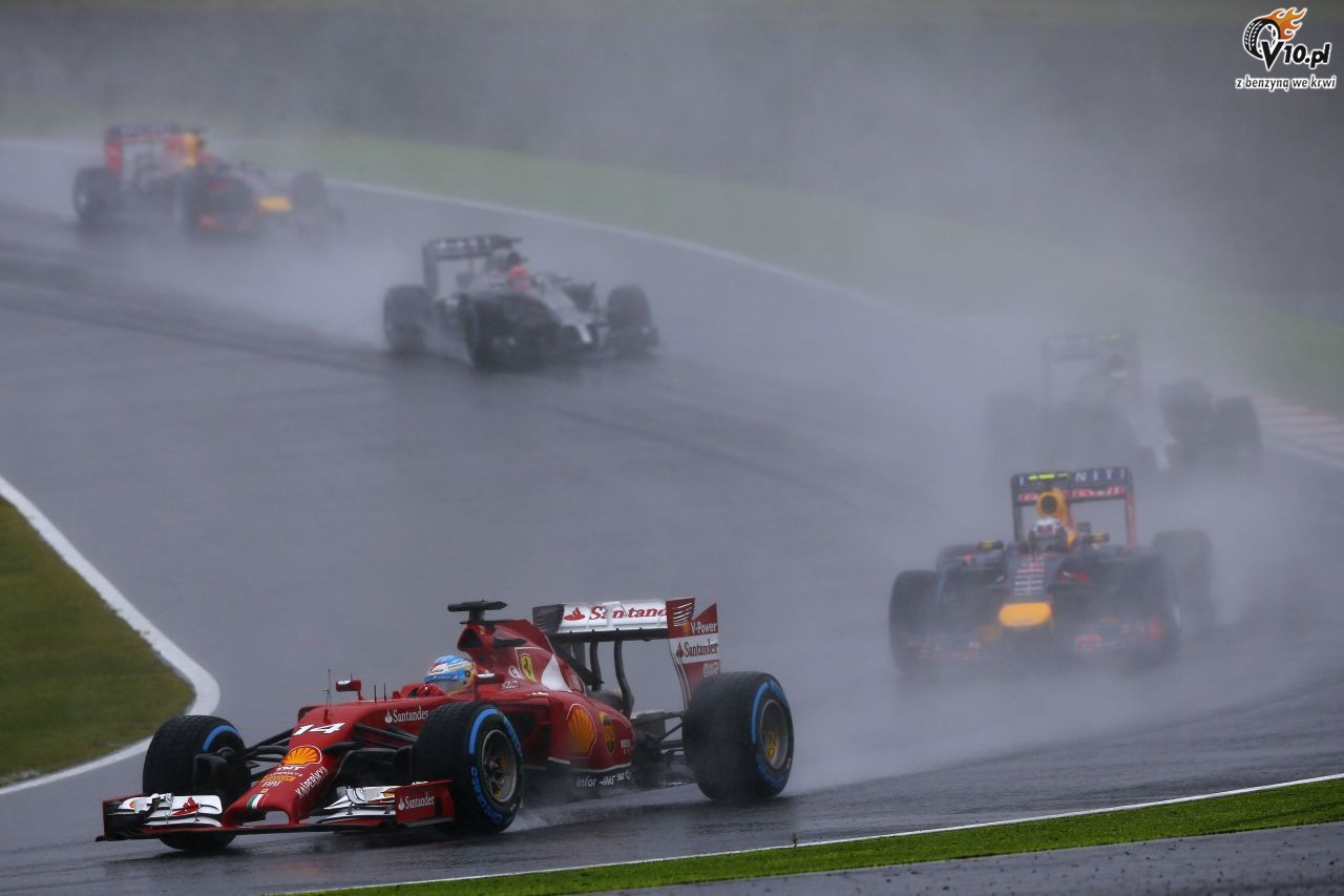 GP Japonii 2014 - wycig