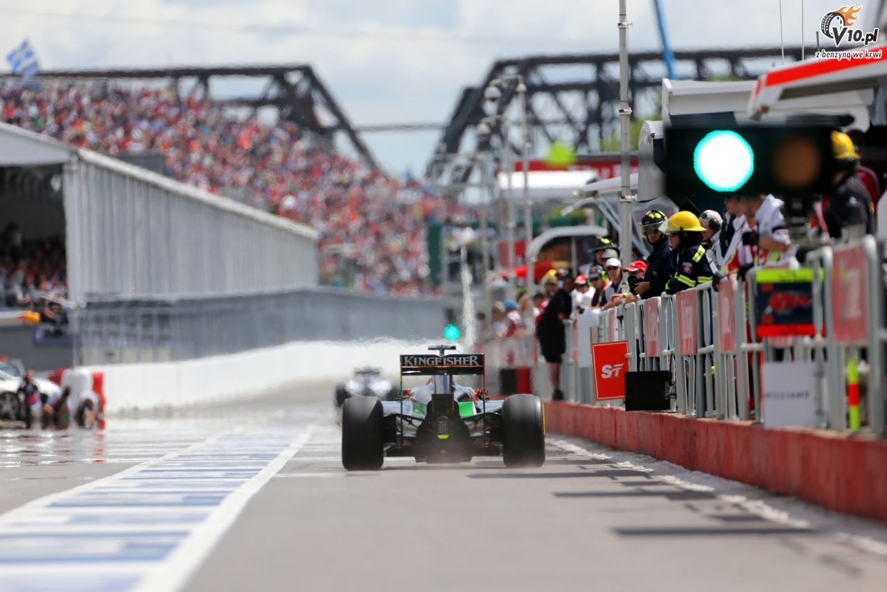 GP Kanady 2014 - pitkowe treningi