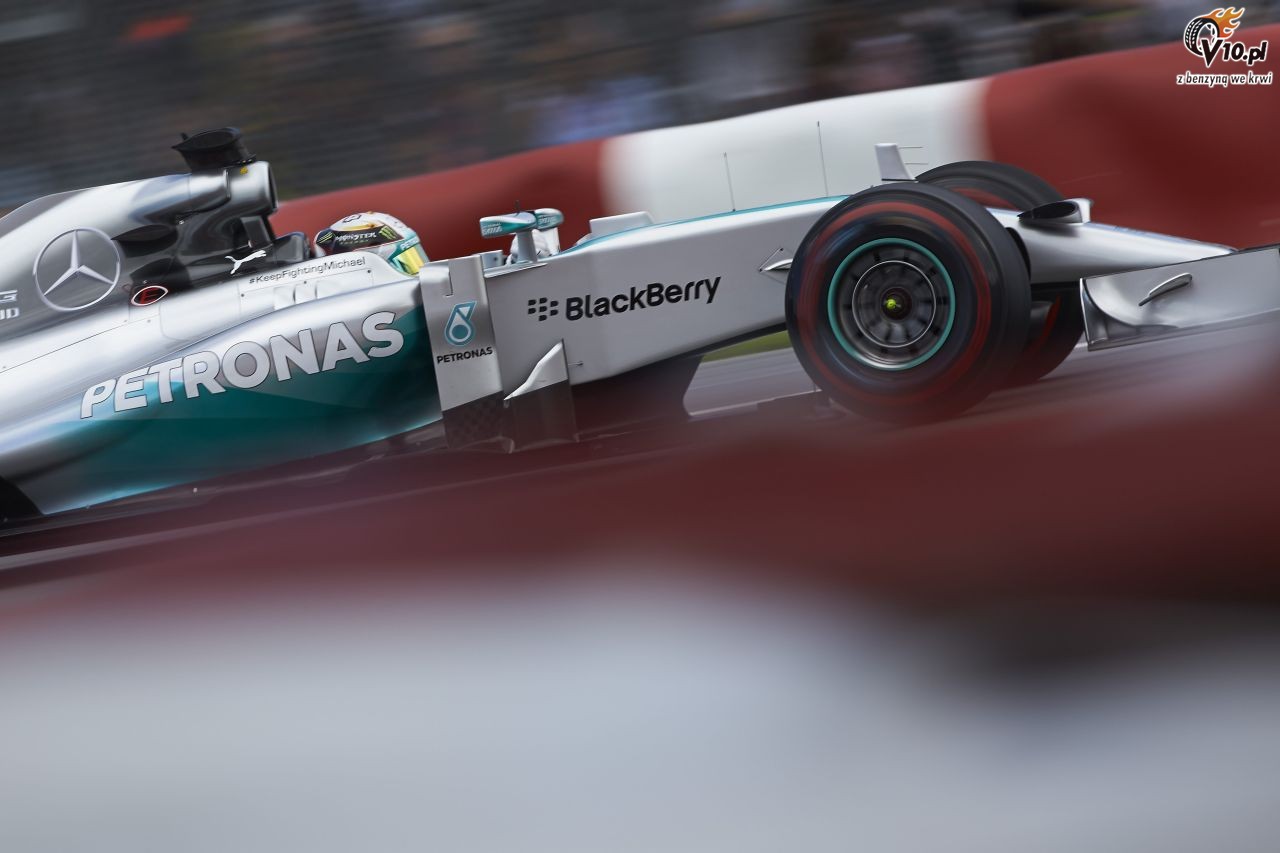 GP Kanady - 3. trening: Hamilton wci najszybszy, Rosberg ustpi Massie