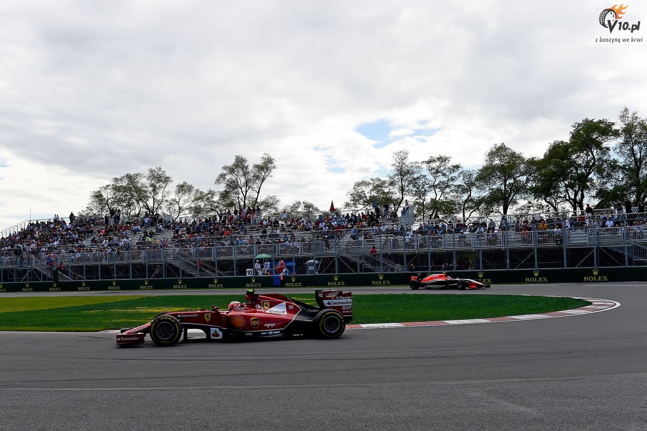 GP Kanady 2014 - pitkowe treningi