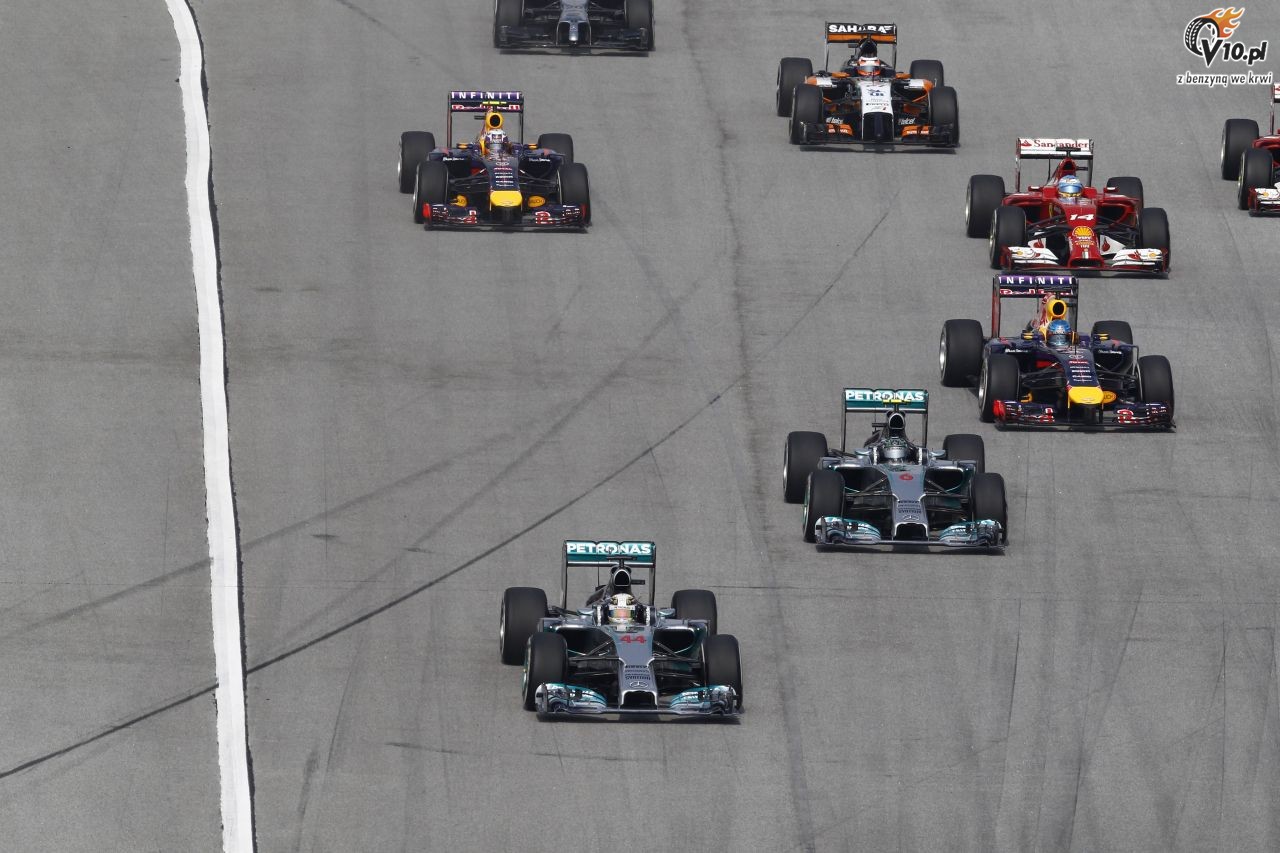 GP Malezji 2014 - wycig