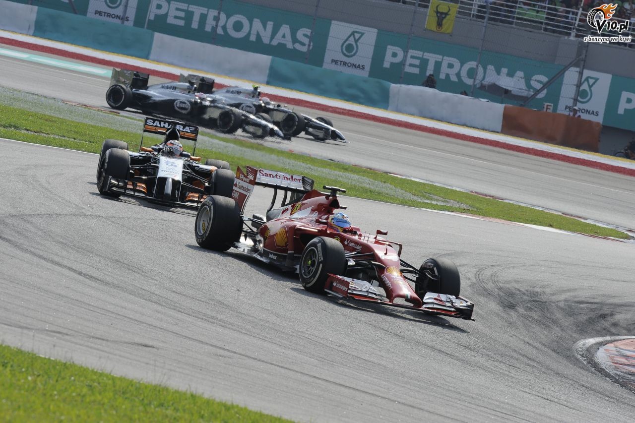 GP Malezji 2014 - wycig