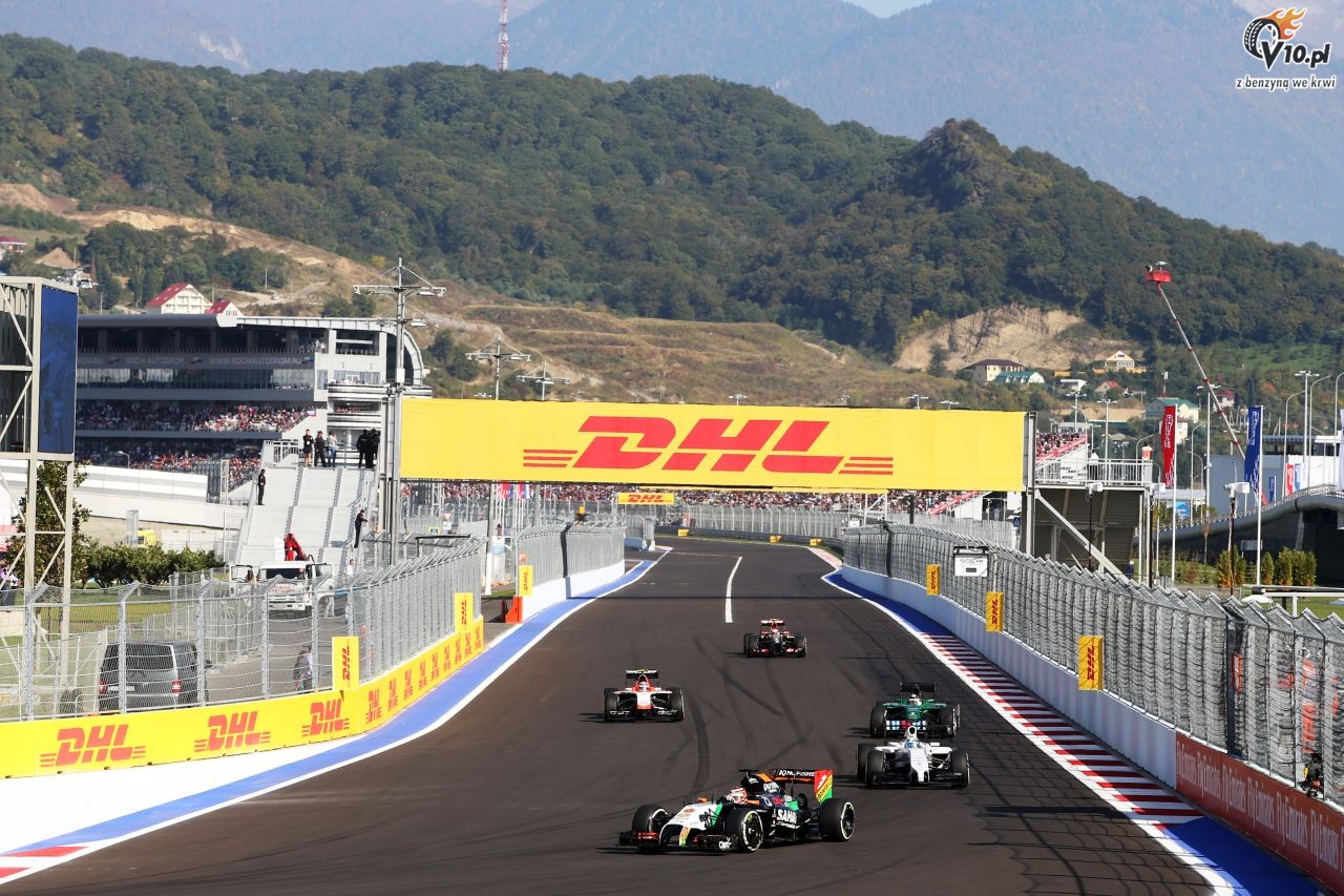 GP Rosji 2014 - wycig