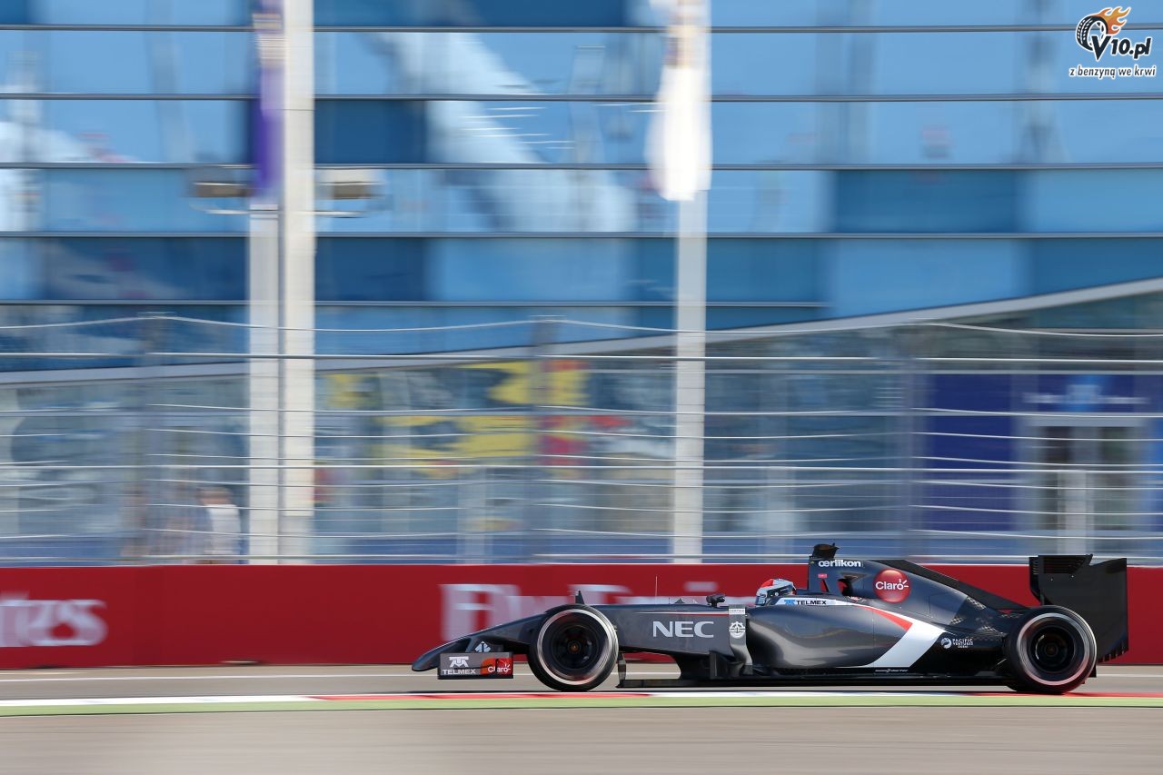 GP Rosji 2014 - pitkowe treningi